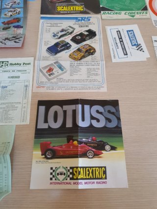 Listado precios Scalextric 1981 + folletos publici