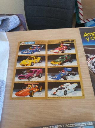 Listado precios Scalextric 1981 + folletos publici