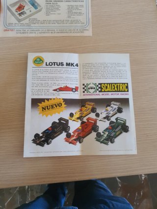Listado precios Scalextric 1981 + folletos publici