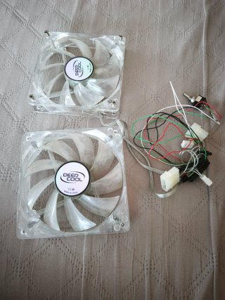 2 Ventiladores PC Deepcool Transparentes