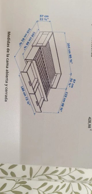Diván IKEA BRIMNES + 2 colchones