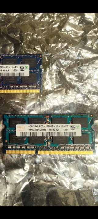4GB DDR3 Hynix Portátil PC3-12800S