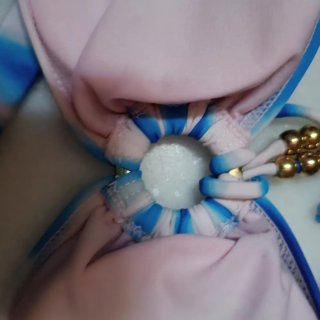 Parte de arriba bikini azul y rosa