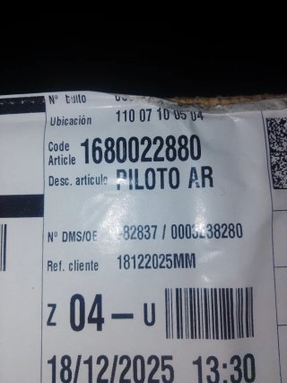 Piloto de parthner totalmente nuevo