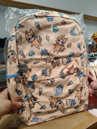Mochila infantil zorro kawaii