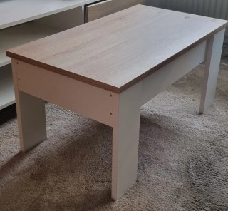 Mueble TV Daewoo Blanco y Madera