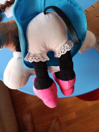 Muñeca Minnie Mouse Peluche Rosa y Azul