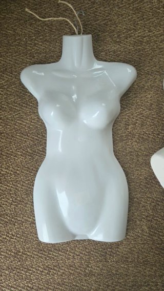 Maniquí Torso Femenino Blanco