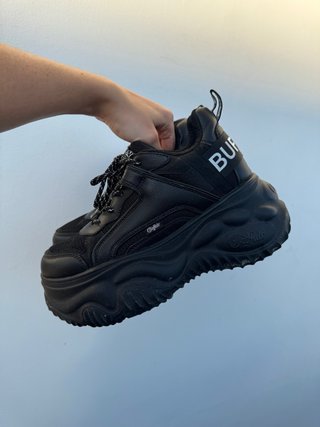 Buffalo negras plataforma chunky originales talla