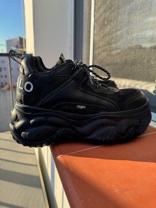 Buffalo negras plataforma chunky originales talla