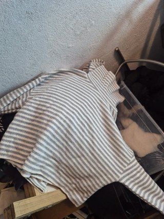 Jersey rayas gris y blanco ( pongáis el precio)