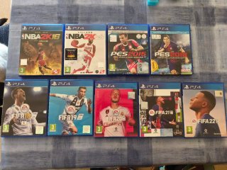 Lote Juegos PS4 Deportes. Lote completo 35€.