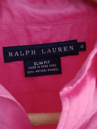 Camisa Ralph Lauren Rosa Mujer