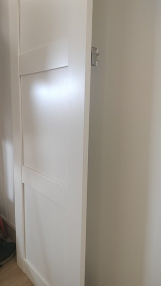 Puerta Armario Ikea Madera Blanca. BERGSBO.