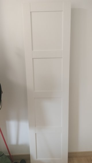 Puerta Armario Ikea Madera Blanca. BERGSBO.