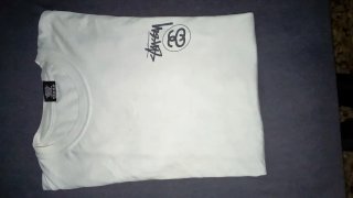 Camiseta Stussy Blanca