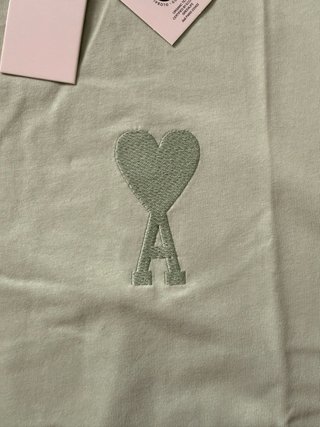 Camiseta Ami Paris Verde Verano