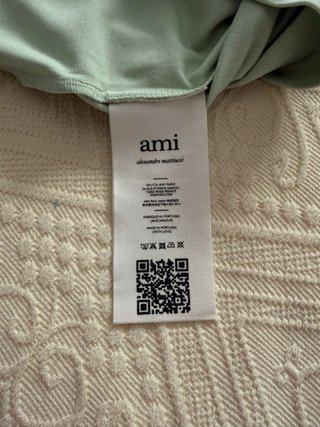 Camiseta Ami Paris Verde Verano