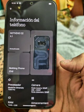Nothing Phone 2A Negro 12GB/256GB