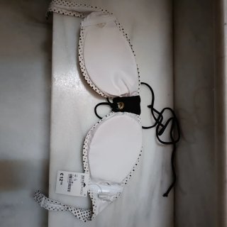 Parte de arriba bikini Suiteblanco lunares