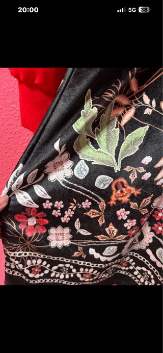 Vestido estampado floral talla S