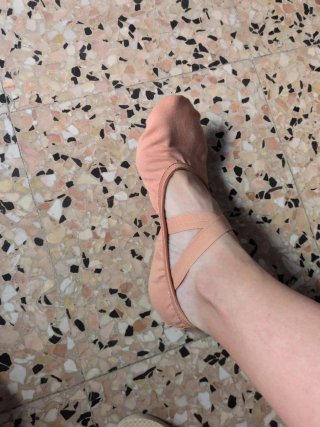 Zapatos de baile color salmón