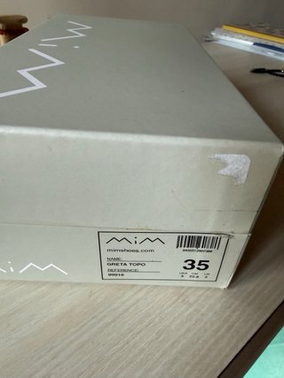 Sandalias Mim Talla 35 Piedra