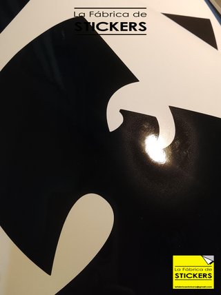 Pegatina WU TANG CLAN vinilo de corte Alta calidad