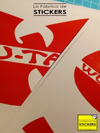 Pegatina WU TANG CLAN vinilo de corte Alta calidad