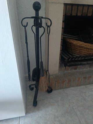 Juego de herramientas para chimenea