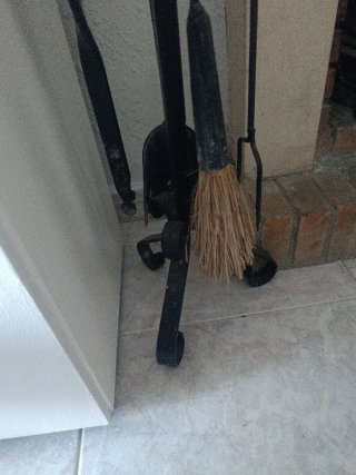 Juego de herramientas para chimenea