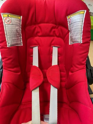 Silla coche bebé Chicco roja