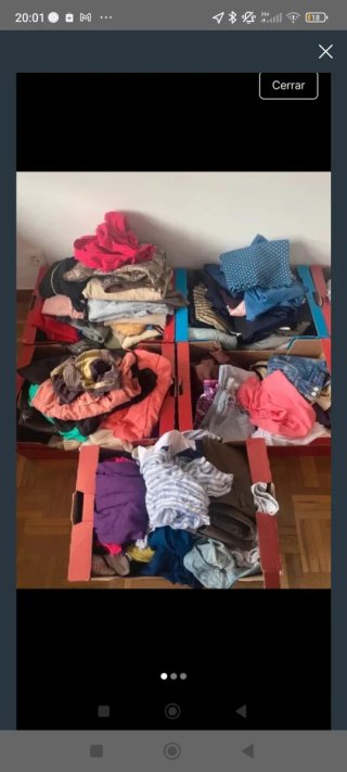 Cajas de ropa variada - Lote 20€