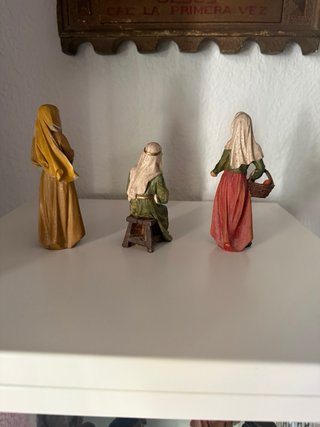 Figuras Belén Resina Mercaderes