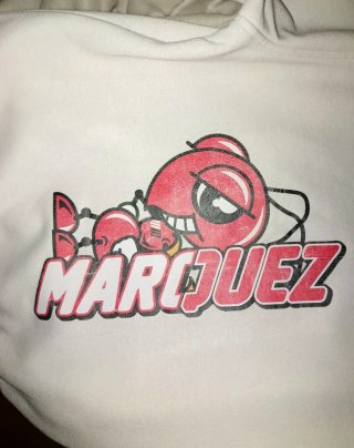 Sudadera Marc Márquez 93 Blanca