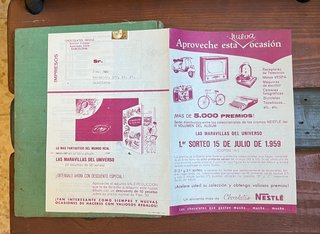 ALBUMS LAS MARAVILLAS DEL UNIVERSO NESTLE COMPLETO