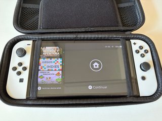 Nintendo Switch OLED Blanca.