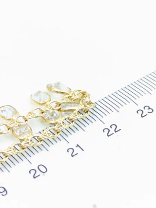 Gargantilla oro 18k con circonitas