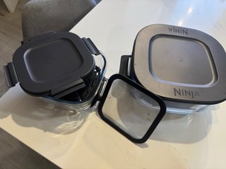 Freidora Ninja CRISPI Cristal Gris