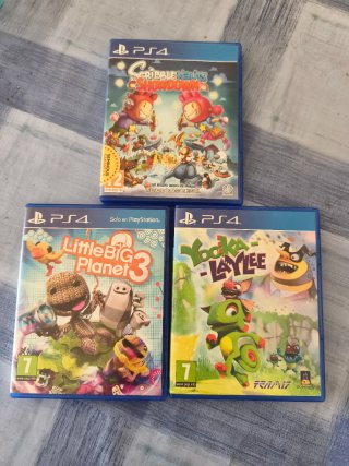 Lote 3 Juegos PS4: infantil Lote completo 12€