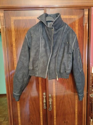 Chaqueta Camaleónica Forrada Negra/Gris