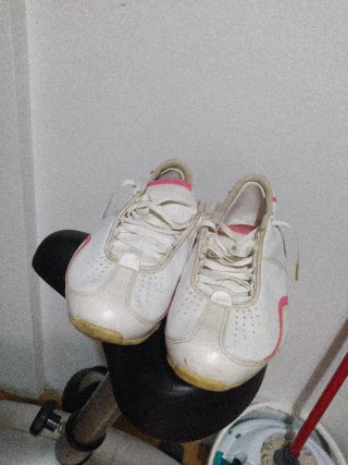 Zapatillas Nike Air Training Mujer Blancas Rosas