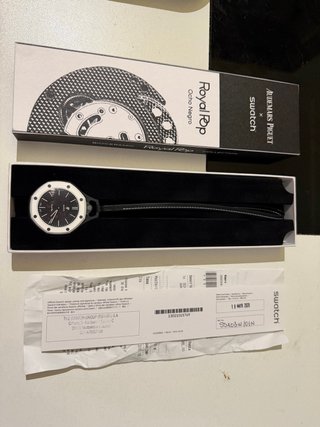Swatch Royal Pop Ocho Negro Audemars Piguet