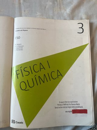 Física i química, 3 ESO