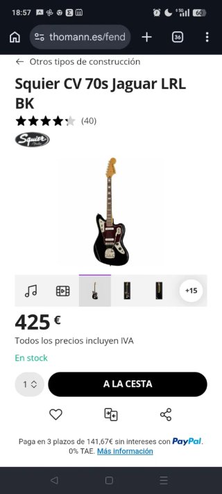 Fender Squier Jaguar Classic Vibe 70s