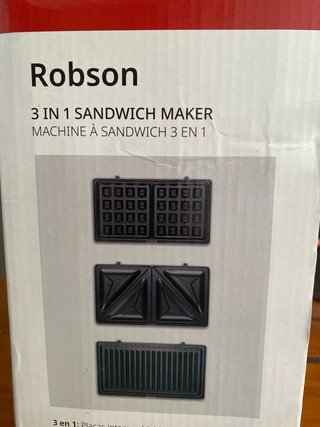 Sandwichera 3 en 1 ufesa