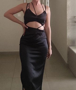 Vestido Zara Negro Talla XS