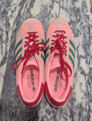 Zapatillas Adidas Gazelle Rosa y Verde