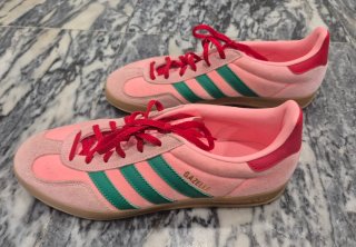 Zapatillas Adidas Gazelle Rosa y Verde