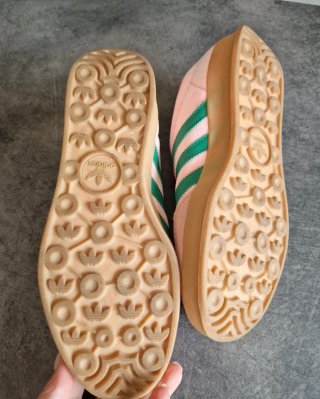 Zapatillas Adidas Gazelle Rosa y Verde